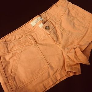 ORANGE HOLLISTER SHORTS